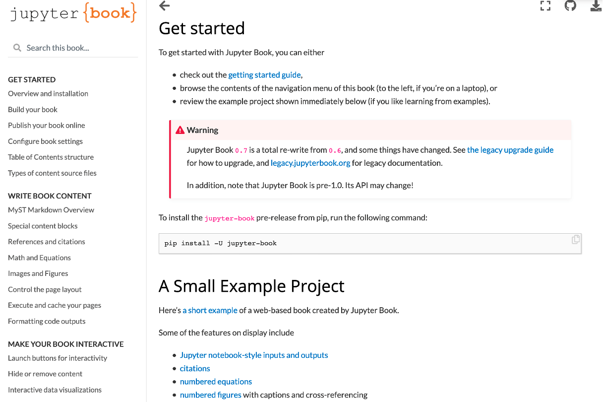 Jupyter Book with The Turing Way