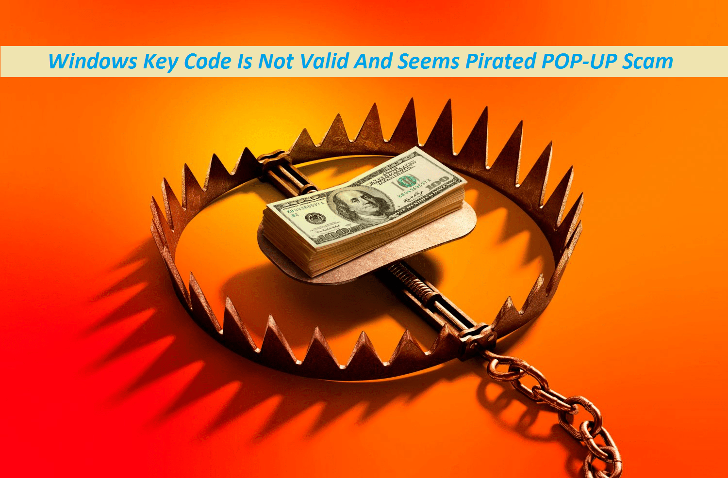 So entfernen Windows Key Code Is Not Valid And Seems Pirated POPUP