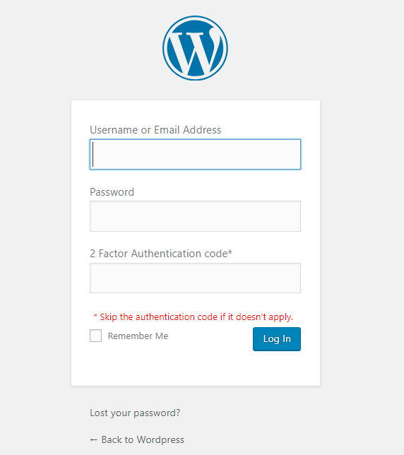 How to Add TwoFactor Authentication in WordPress
