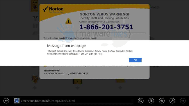Norton Virus Warning Virus Lists and Removal Steps