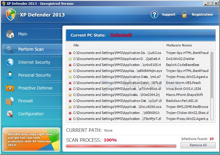 Remove XP Defender 2013 Virus (Uninstall Guide)