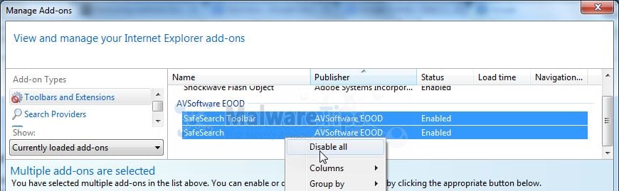 Remove SafeSearch toolbar and (Uninstall Guide) Remove SafeSearch toolbar and (Uninstall Guide)