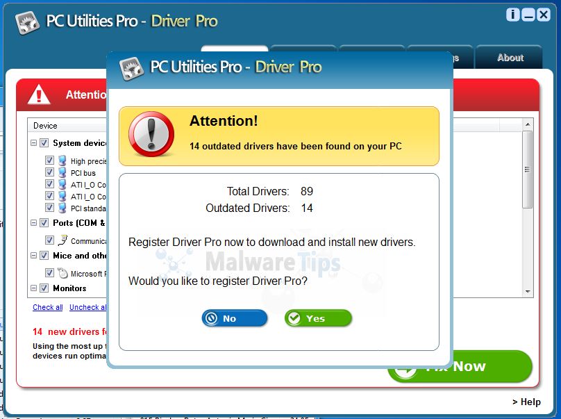 Remove PC Utilities Pro Driver Pro (Removal Guide)