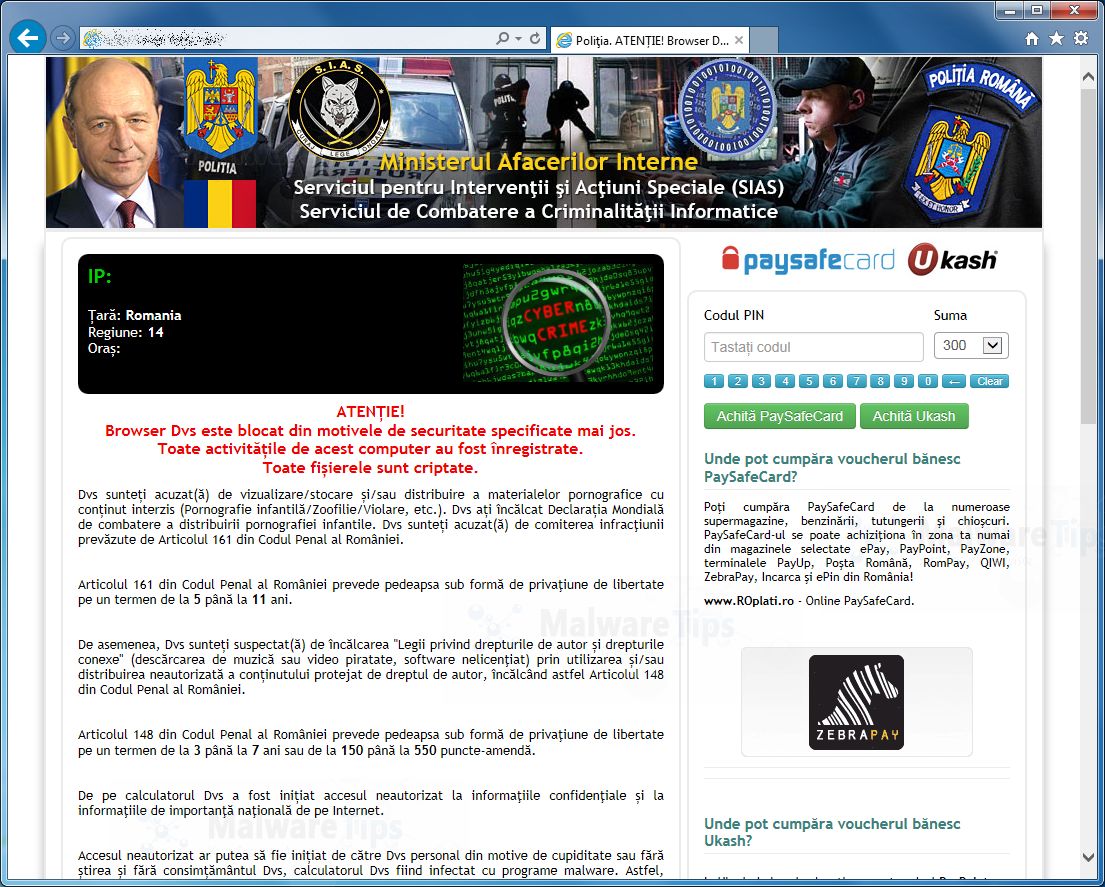 Remove "All PC Data Will Be Detained" Virus (Removal Guide)
