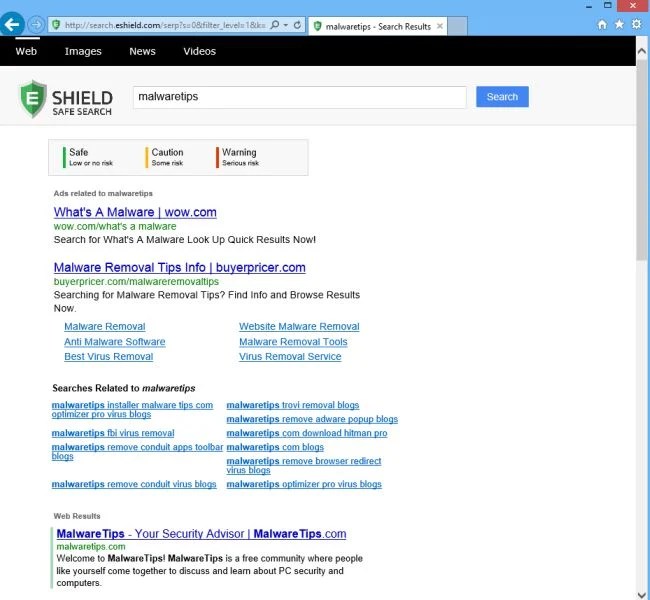 How to remove Shield Safe Search redirect (Virus Removal Guide)