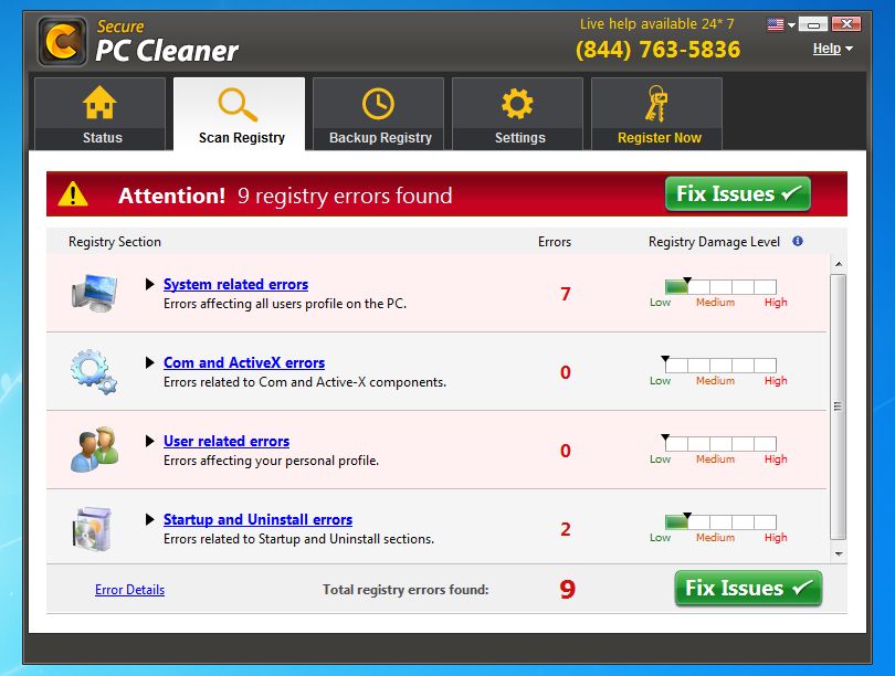 Remove Secure PC Cleaner Adware (Virus Removal Guide)