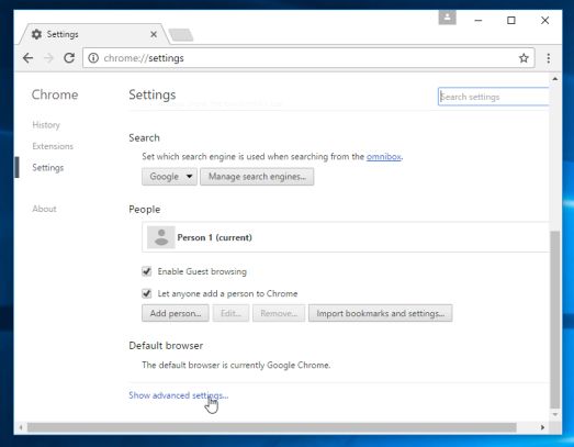 Restore my google home page settings