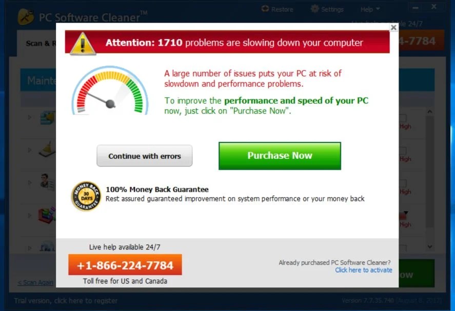 How To Remove PC Software Cleaner (Virus Removal Guide)