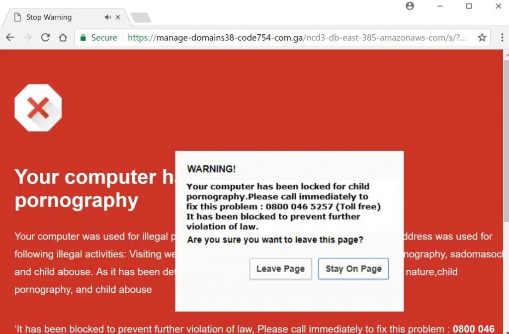 How To Remove "Chrome Security Warning" Fake Alerts (Support Scam)