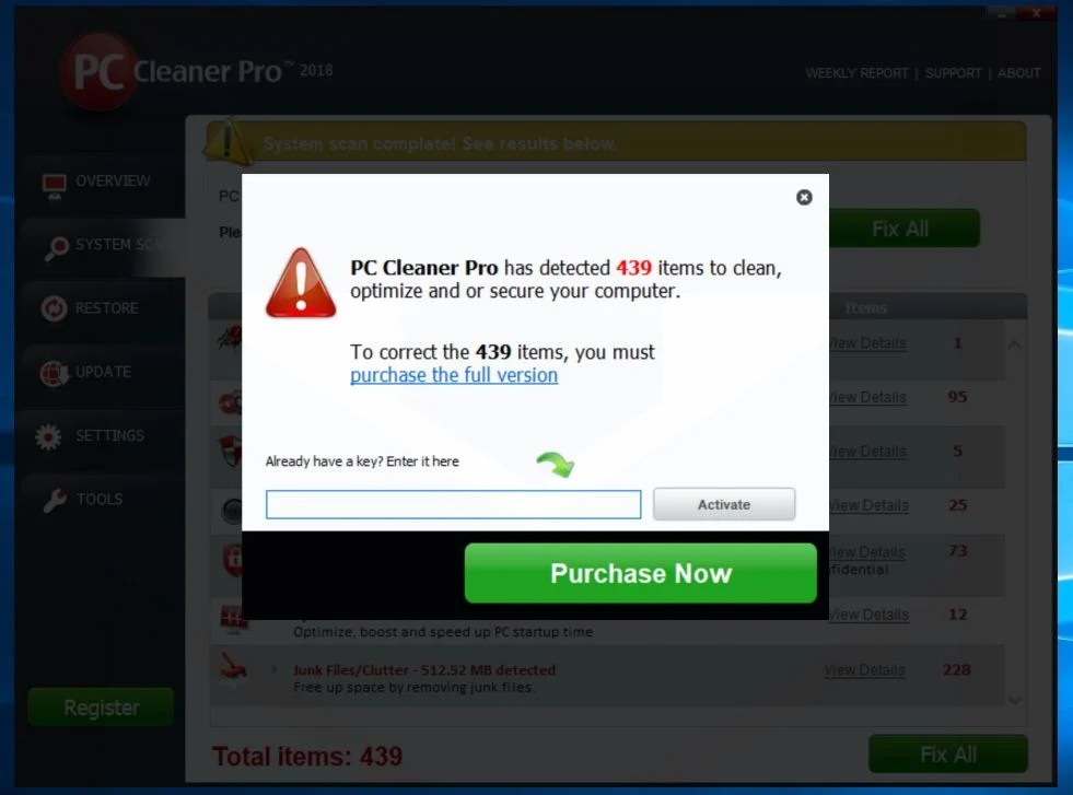 How To Remove PC Cleaner Pro 2018 (Virus Removal Guide)