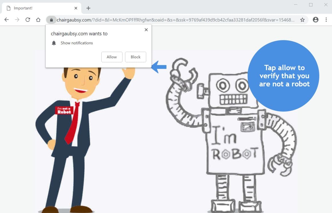 Don't Click Allow On "Verify You're Not A Robot" Scam Sites