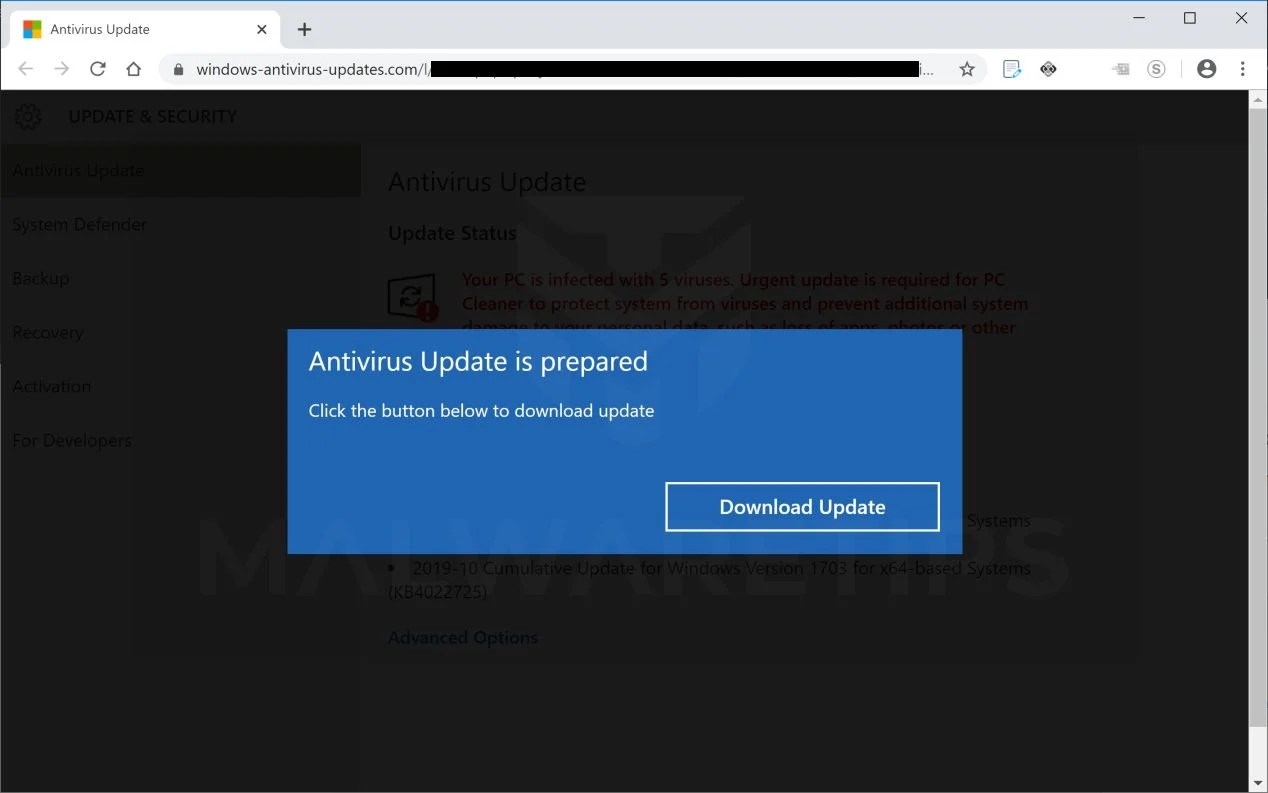 Remove popups (Virus Removal Guide)