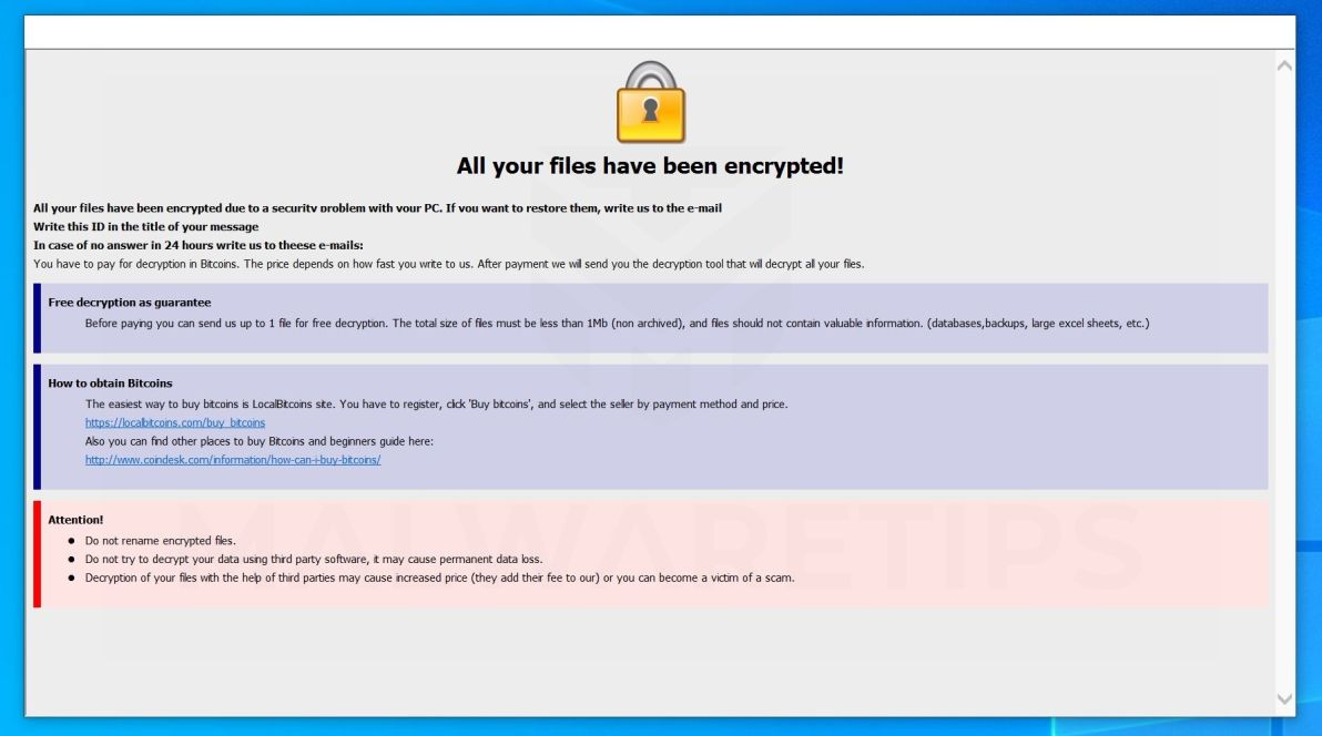 Remove Your Files Are Encrypted Ransomware Virus [Guide]