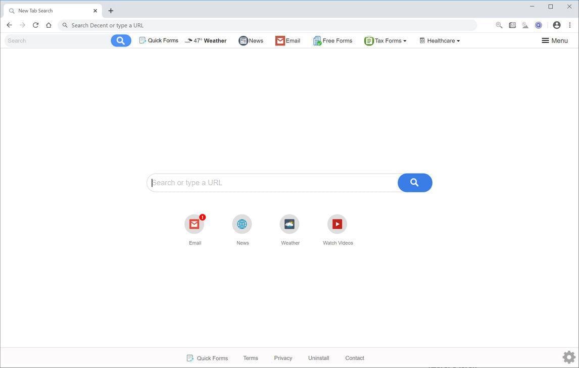 Remove Quick Forms browser hijacker (Virus Removal Guide)