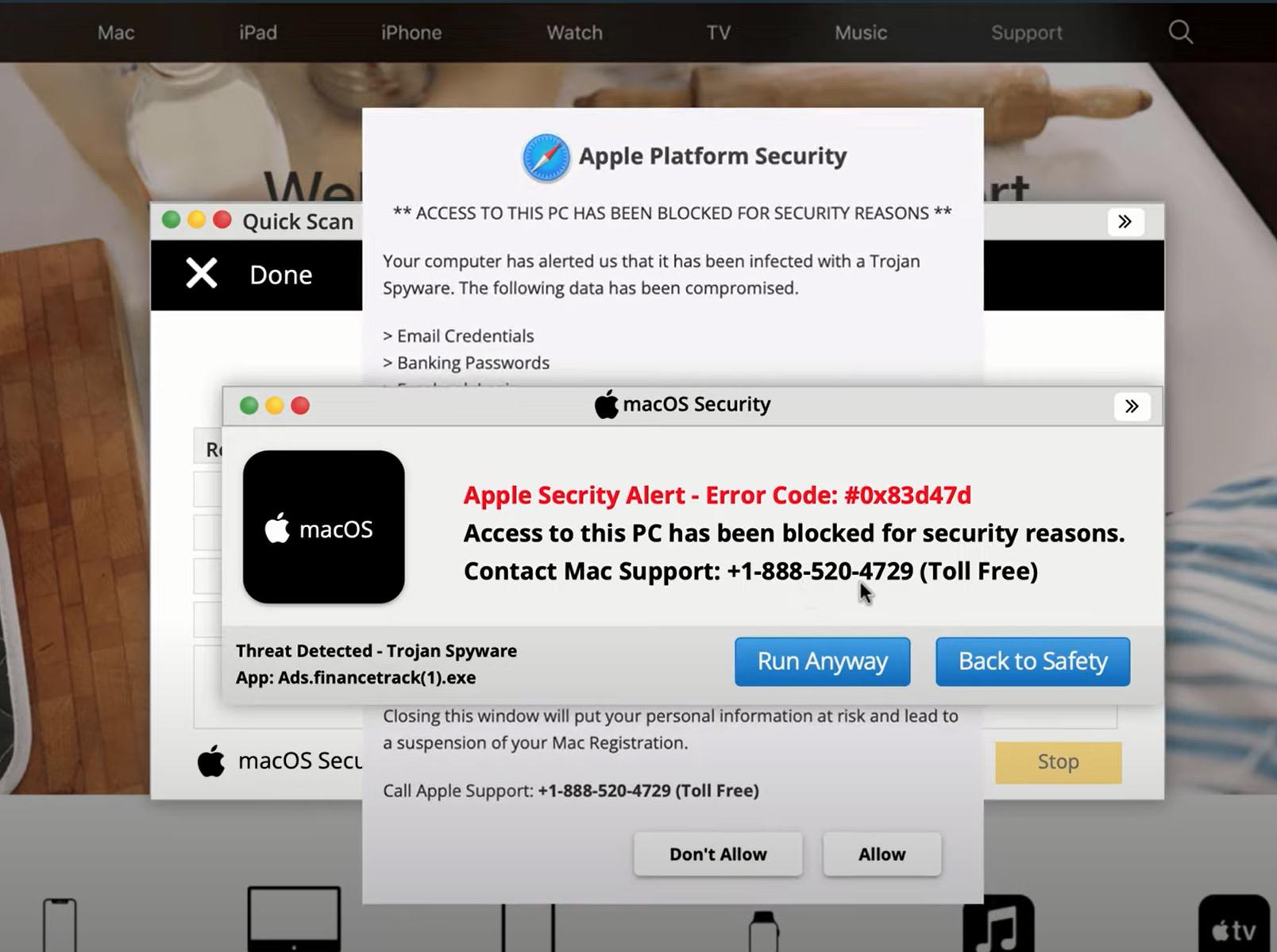 Remove "Apple Platform Security" Popups [Virus Removal]