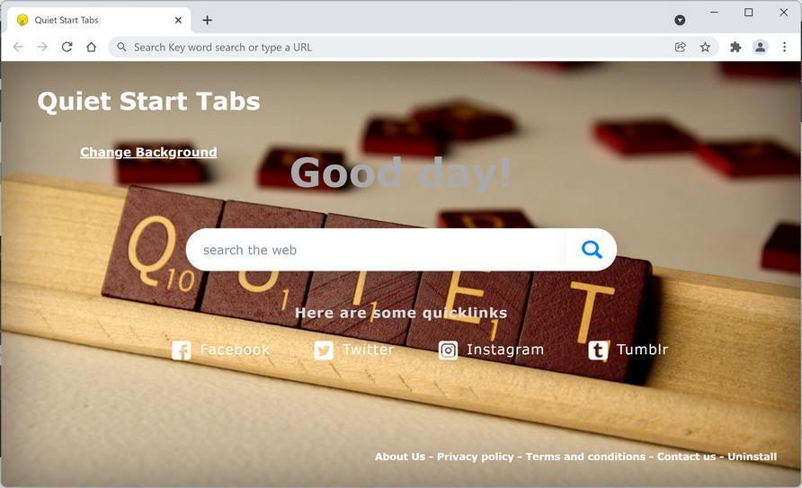 Remove Quiet Start Tabs Browser Hijacker (Virus Removal Guide)