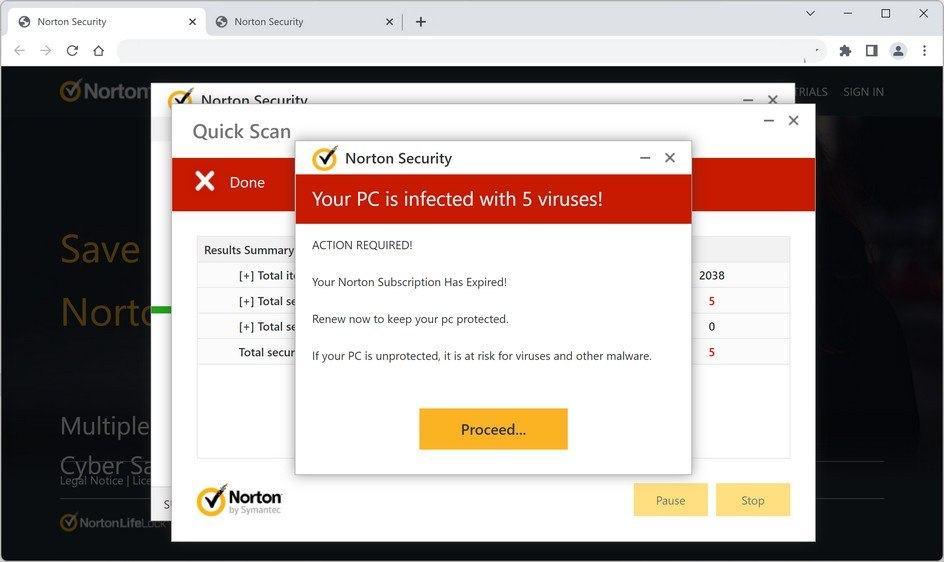 How To Remove Fake Norton Popup Alerts [Virus Removal]