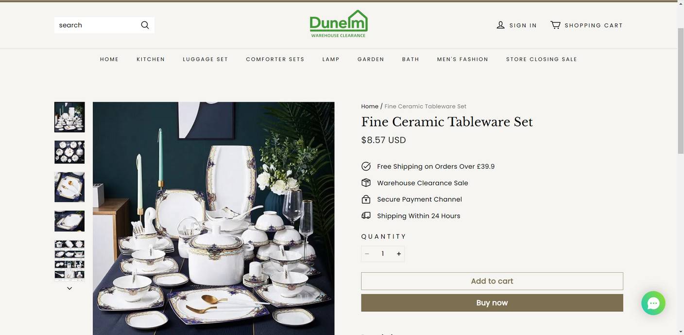 Beware Of Fake Dunelm Clearance Sale Scam sites MalwareTips Blog