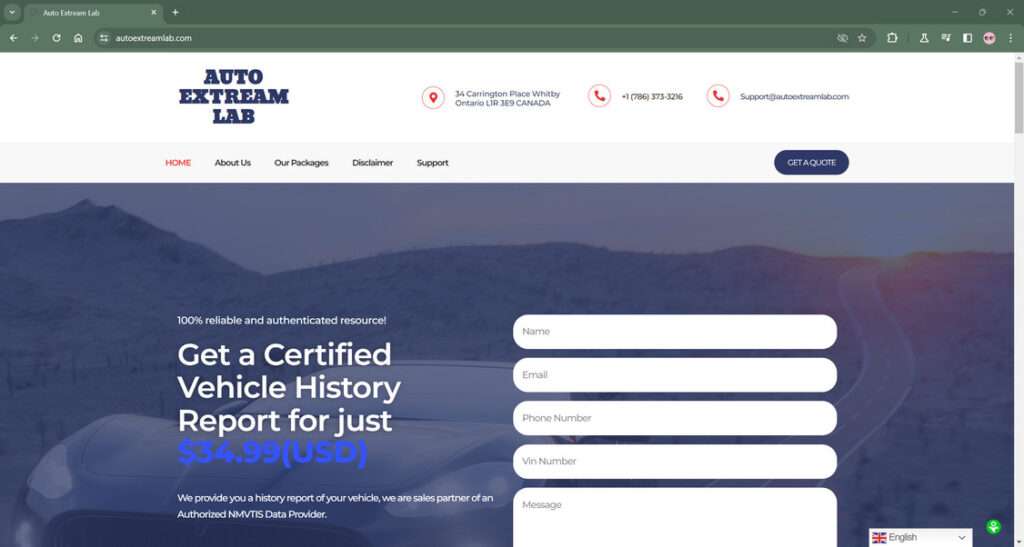 Uncovering The Car History Report Scam