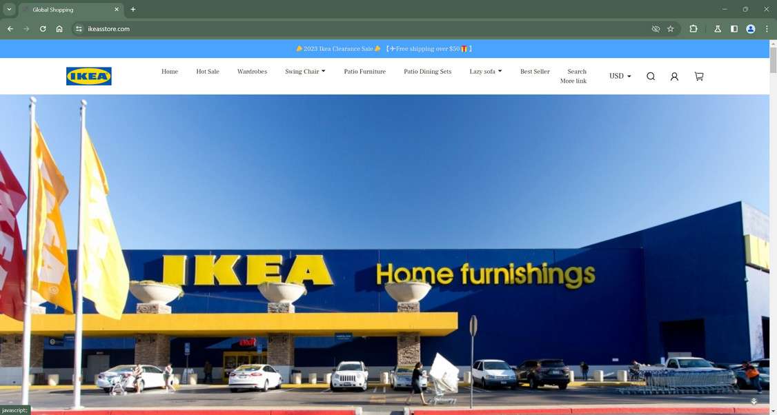 Scam Store A Fake Ikea site