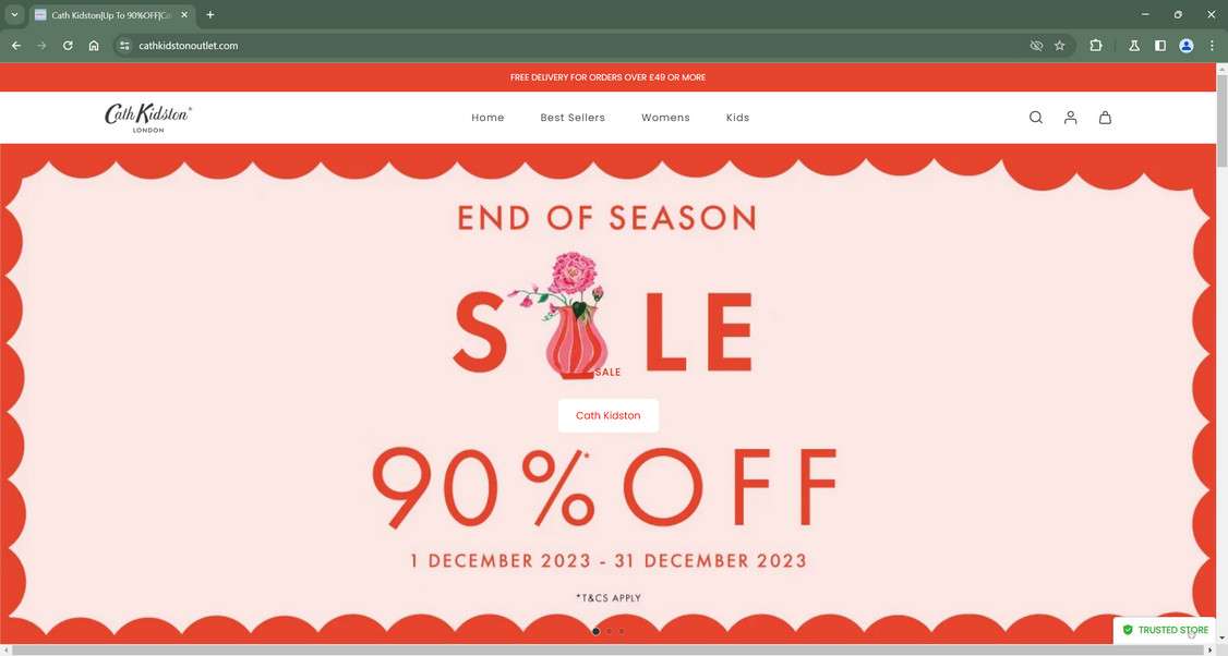 Scam A Fake Cath Kidston site