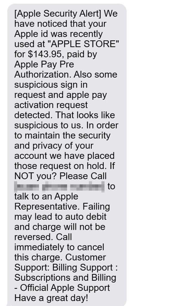 Apple Billing Approval Text Scam What You Need To Know