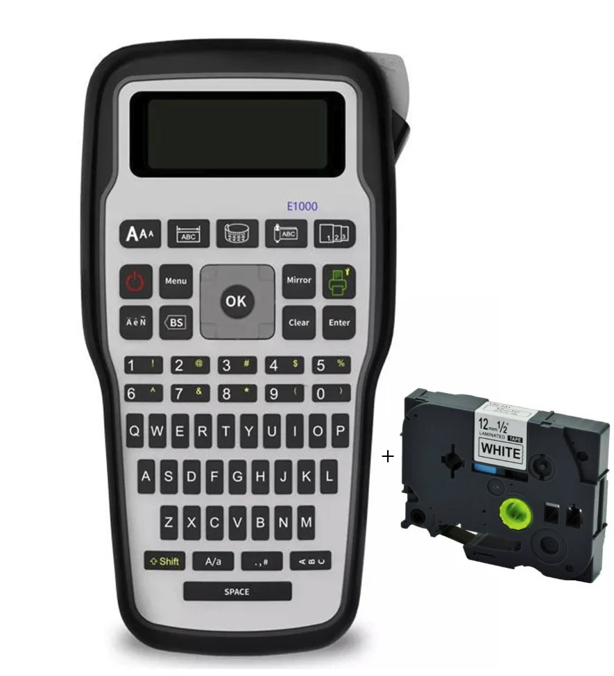 Buy Label Maker Machine with White Tape Portable Online in Qatar MamaApp