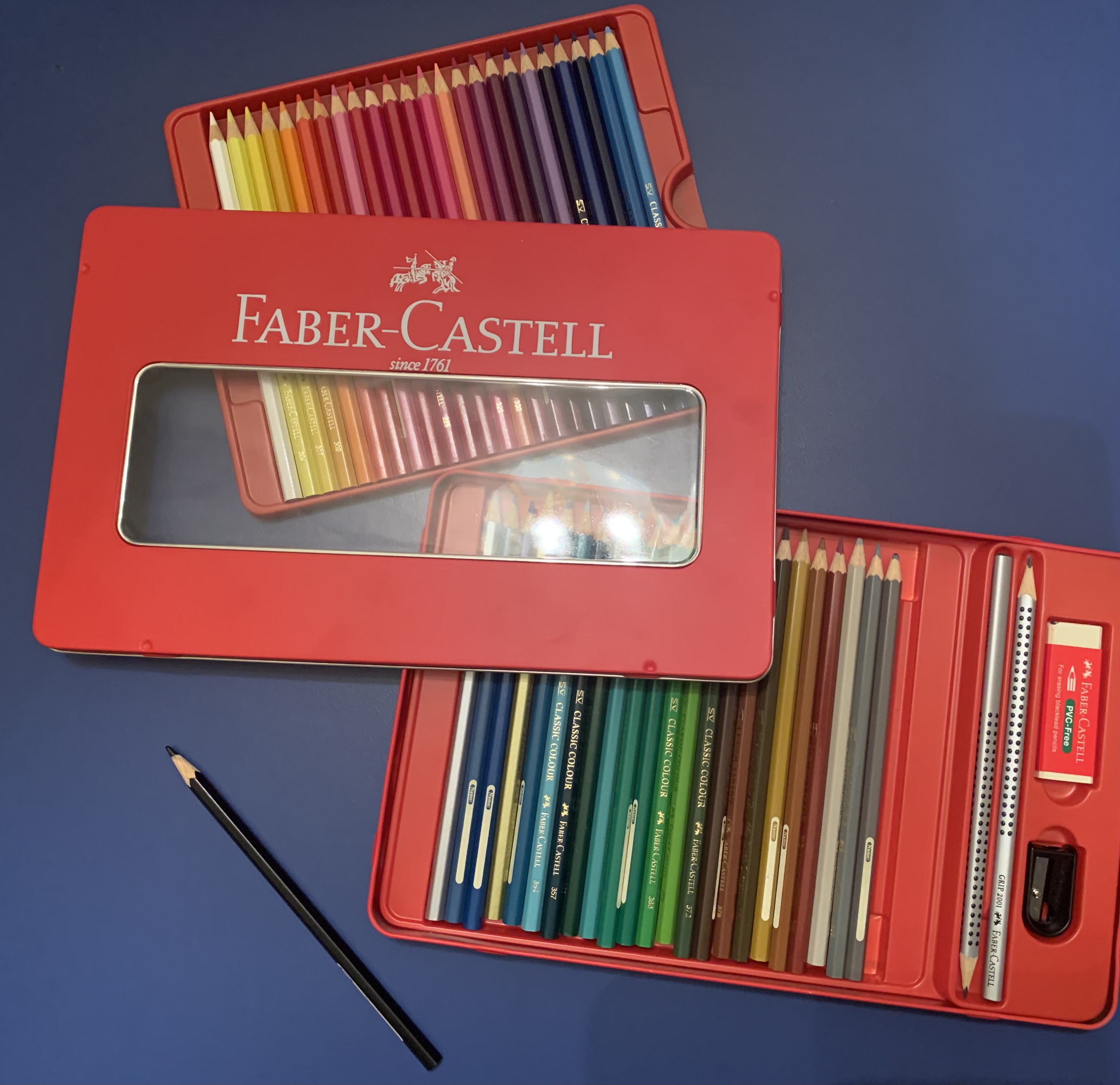 FaberCastell Classic Color Pencil Tin MamaBean Az