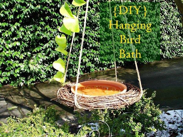 11 Brilliant DIY Bird Baths Mamabee