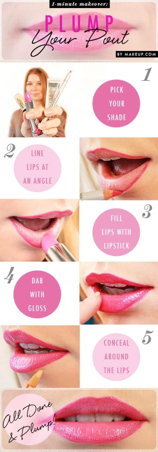 15 Tricks and Hacks to Make Your Lips Look Fuller and Bigger