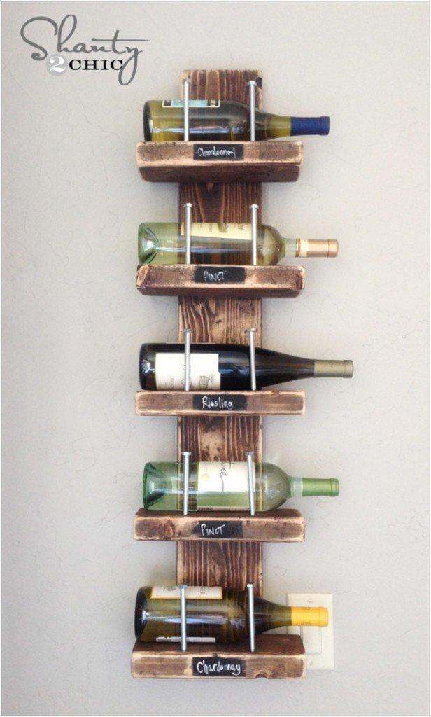 Display Your Fine Wines On These 15 Wonderful DIY Wine Racks