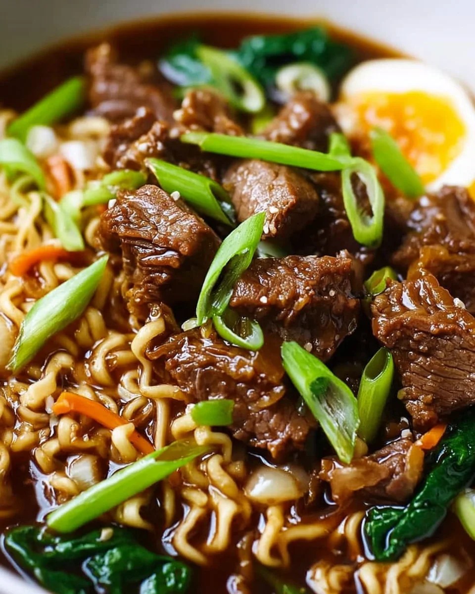 Best Slow Cooker Beef Ramen Noodles Ultimate Comfort! Mamablueberry