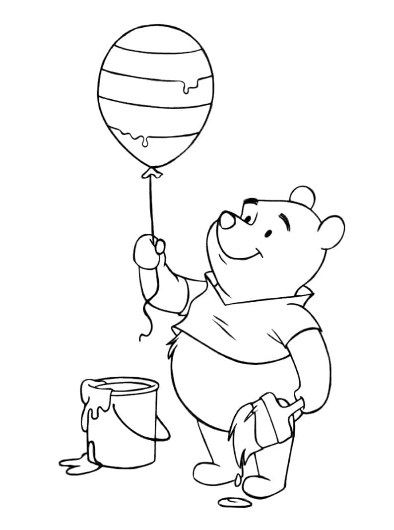 Free Printable Easter Winnie the Pooh Coloring Pages Mama Dweeb