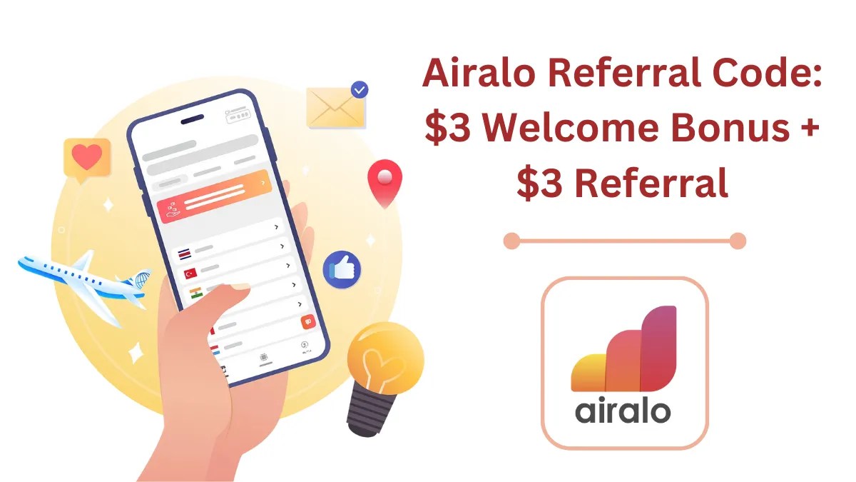 Airalo Referral Code 5 OFF + 5 Referral Discount [March 2024]