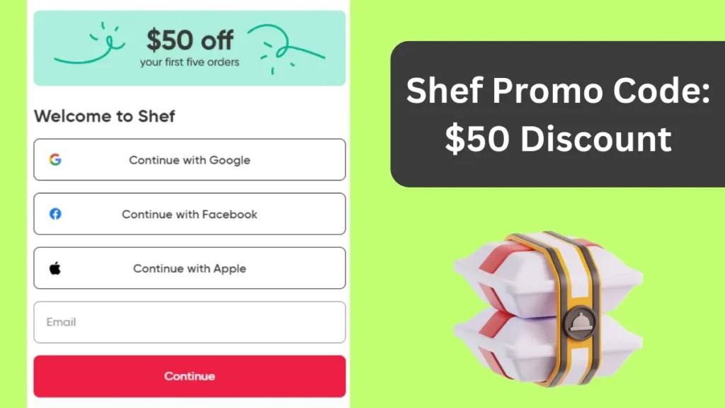 Shef Referral Code 20 Sign Up Bonus + 10 Referral Reward