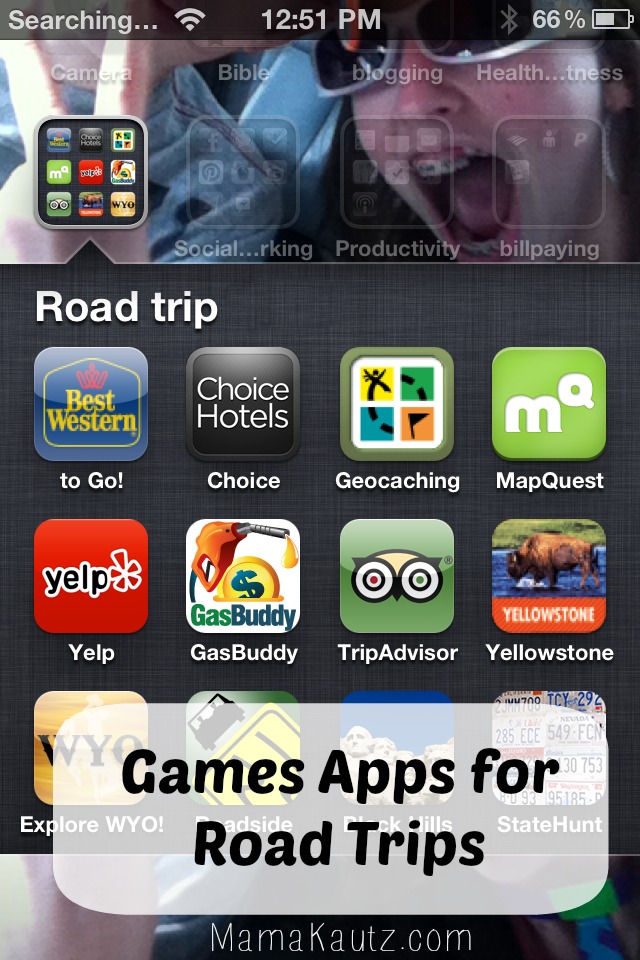 Game apps for Roadtrips