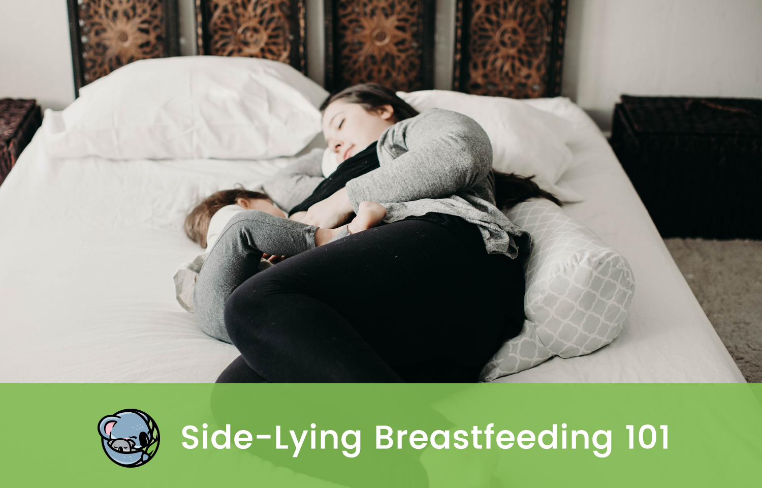 side lying breastfeeding pillow