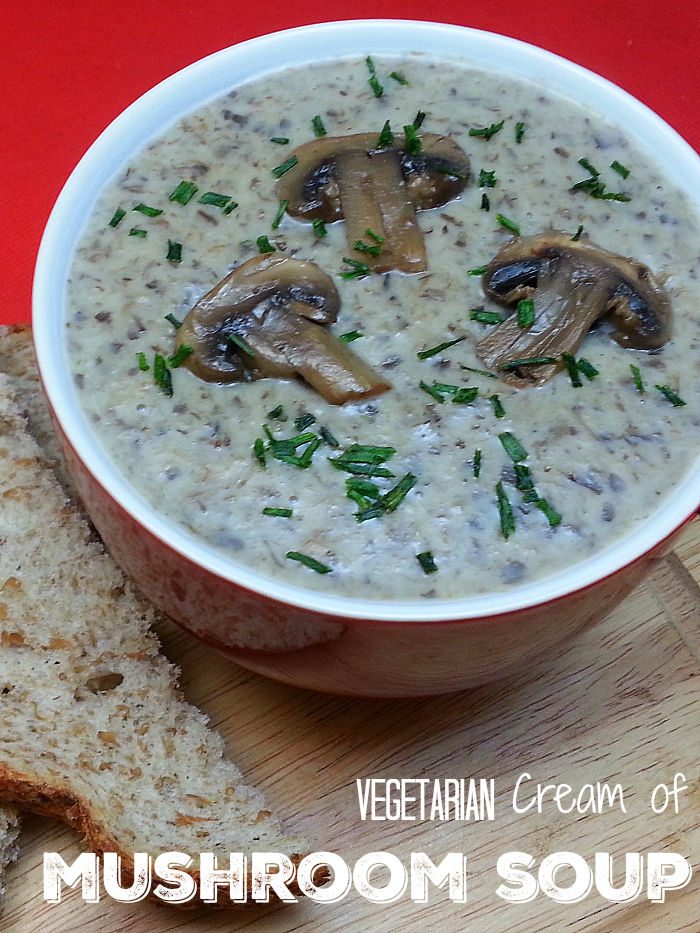 Vegetarian Cream of Mushroom Soup Recipe Mama Likes To Cook