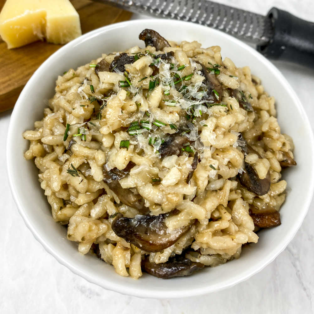 Traditional Vegetarian Mushroom Risotto Recipe Mama Likes To Cook