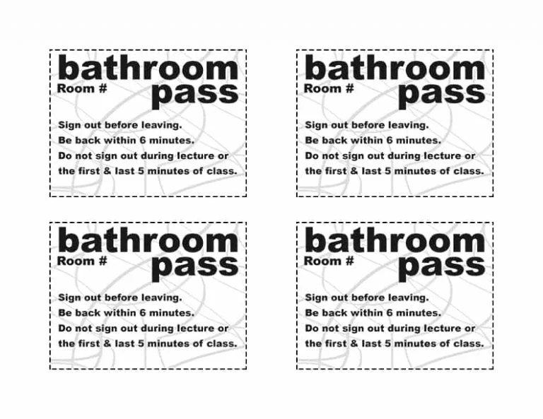 8 Bathroom Pass Ideas For A Smart And Simple Classroom The Big Ideas