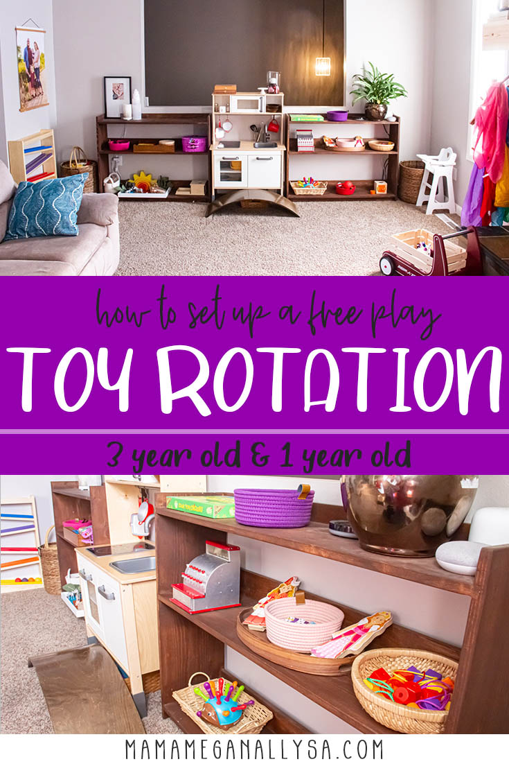 Preschooler and Toddler Playroom Toy Rotation February 2021