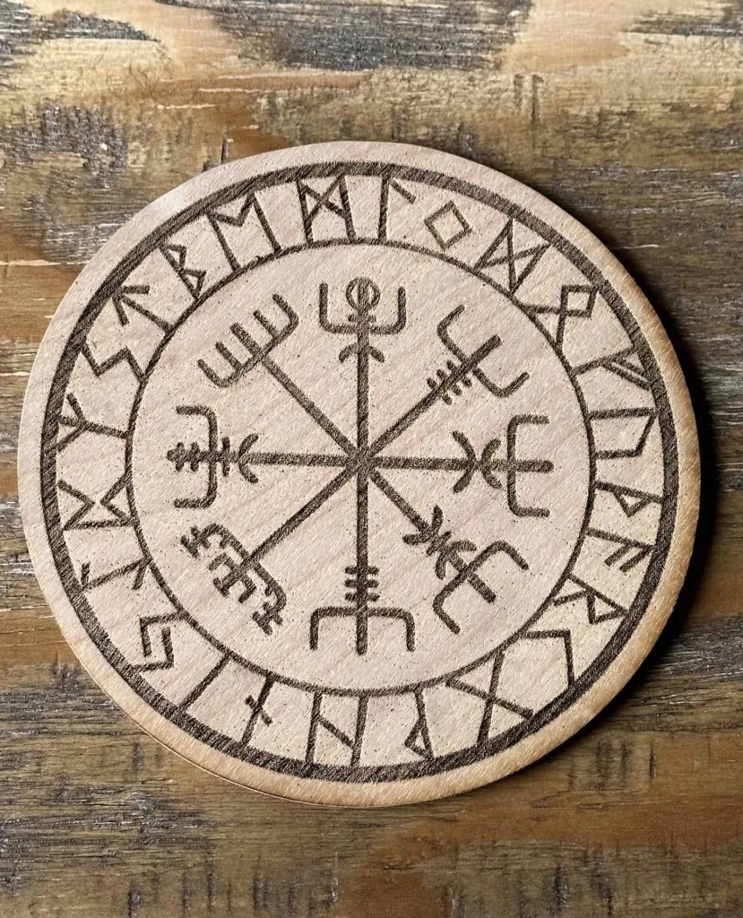Compass Rune Board 4.75" Mama Moon Rocks
