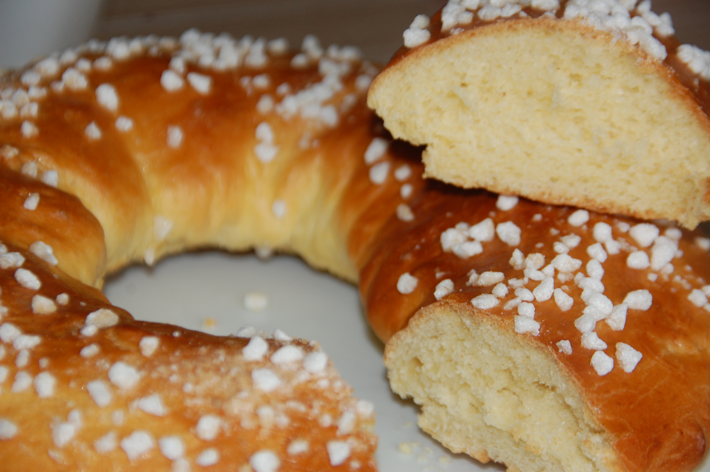 galette des rois briochée à la main