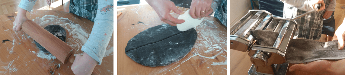 Activité cuisine faire des pâtes avec ses Crocos Des