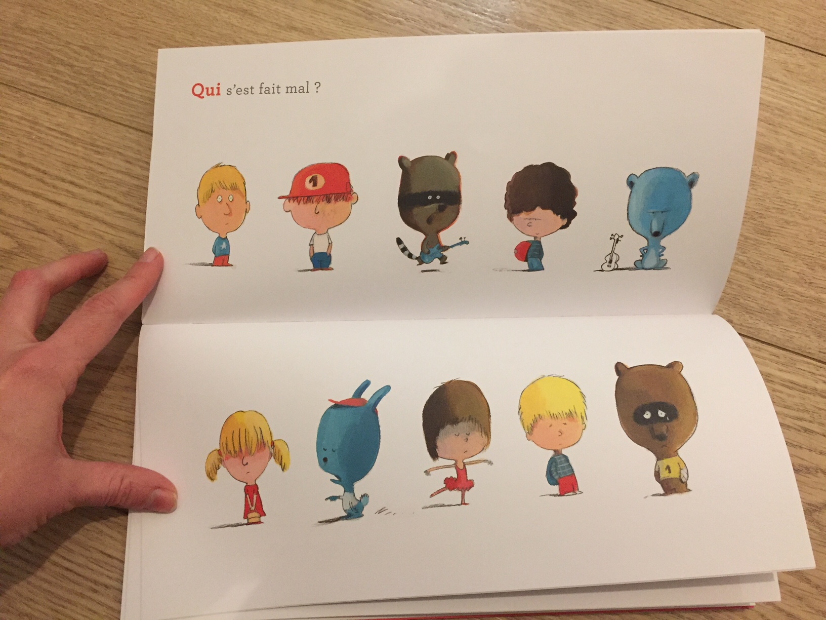 Littérature jeunesse Qui Quoi Qui d'Olivier Tallec