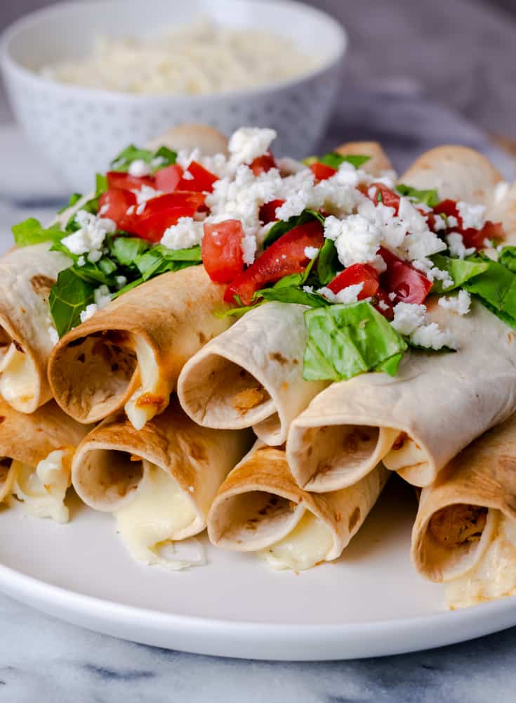 Air Fryer Chicken & Cheese Taquitos Mama Needs Cake®