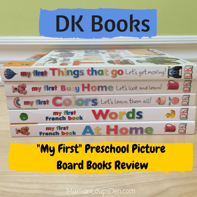 DK Books "My First" Preschool Picture Board Books Review