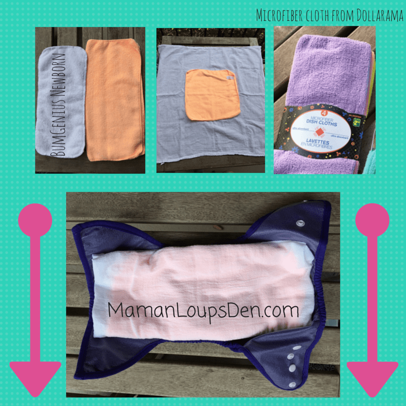 Flour Sack Towels in Cloth Diapers