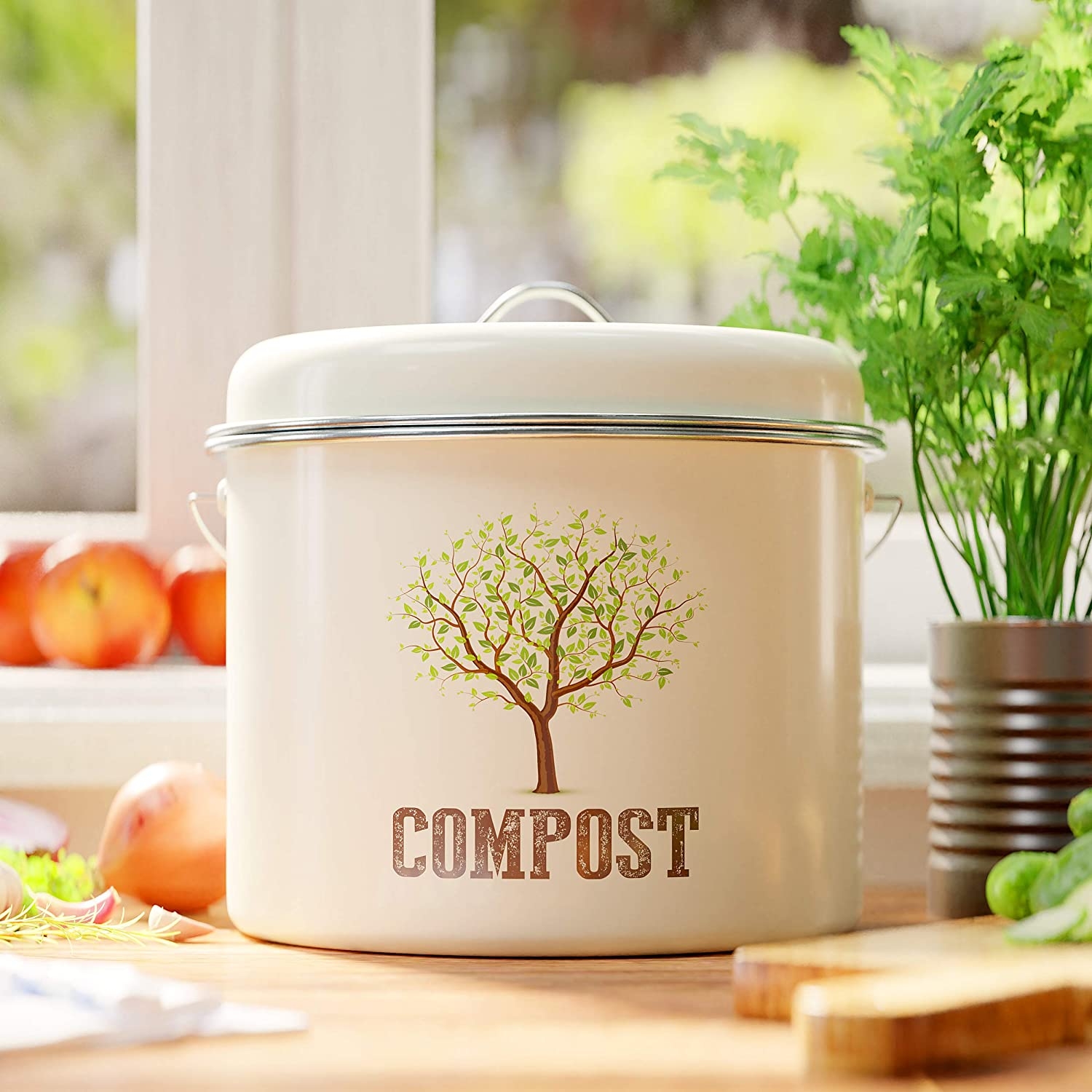 DIY Compost Bin How to Build a Bucket Compost Bin Mama on the Homestead