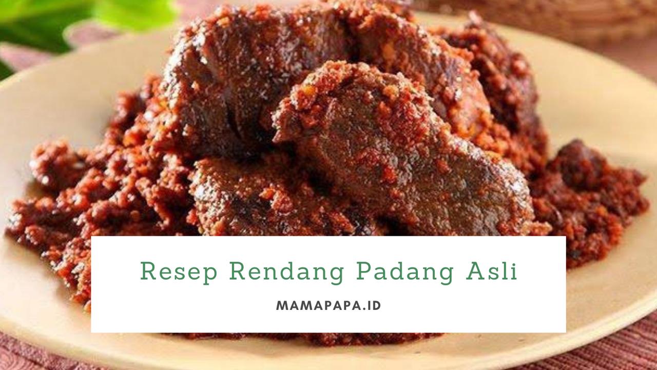 Ini Resep Rendang Padang Asli yang Enak dan Empuk
